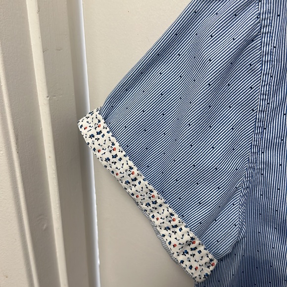 Denim & Flower short sleeve button up - Picture 4 of 5